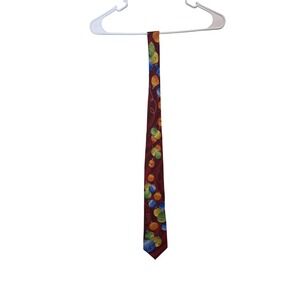 Jerry Garcia Tie Mens One‎ Size Red Christmas Ornaments Creme de Menthe Holiday